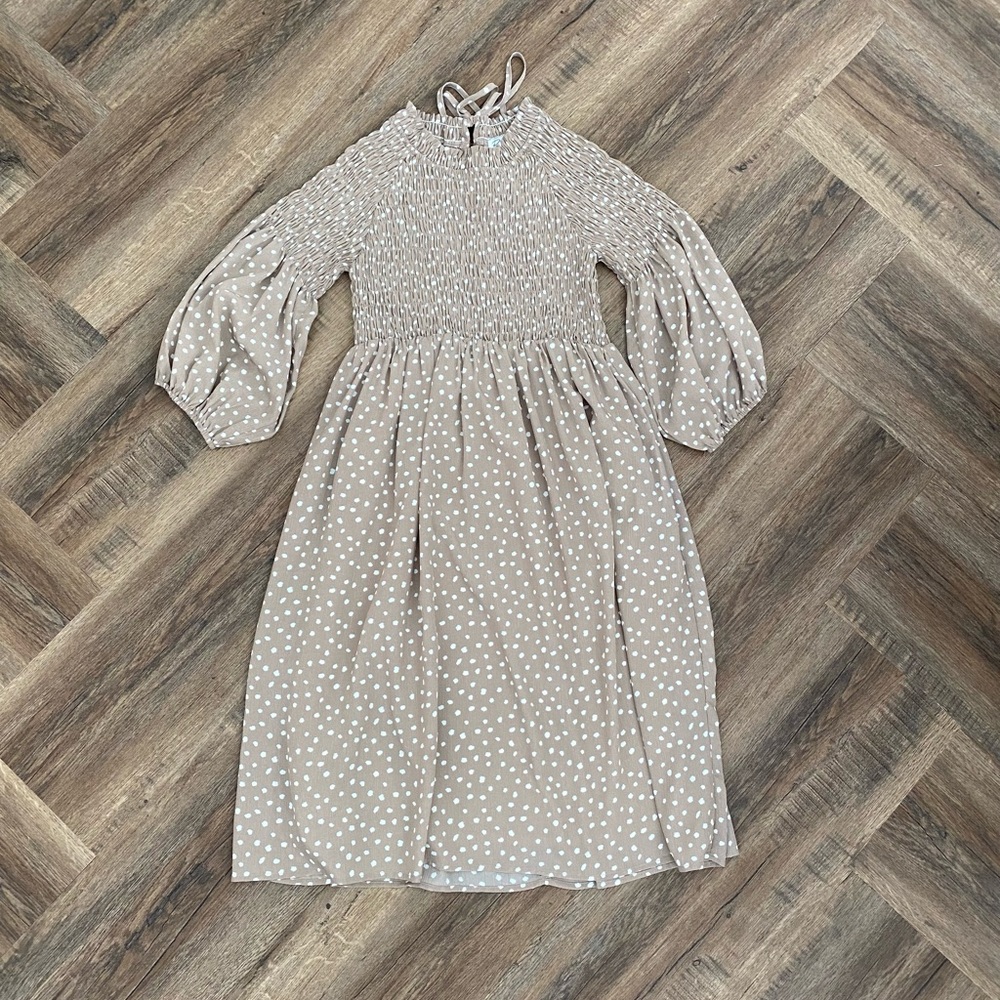 Polagram Dot Midi Dress